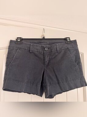 American Eagle Outfitters Charcoal Black Casual Cotton Shorts